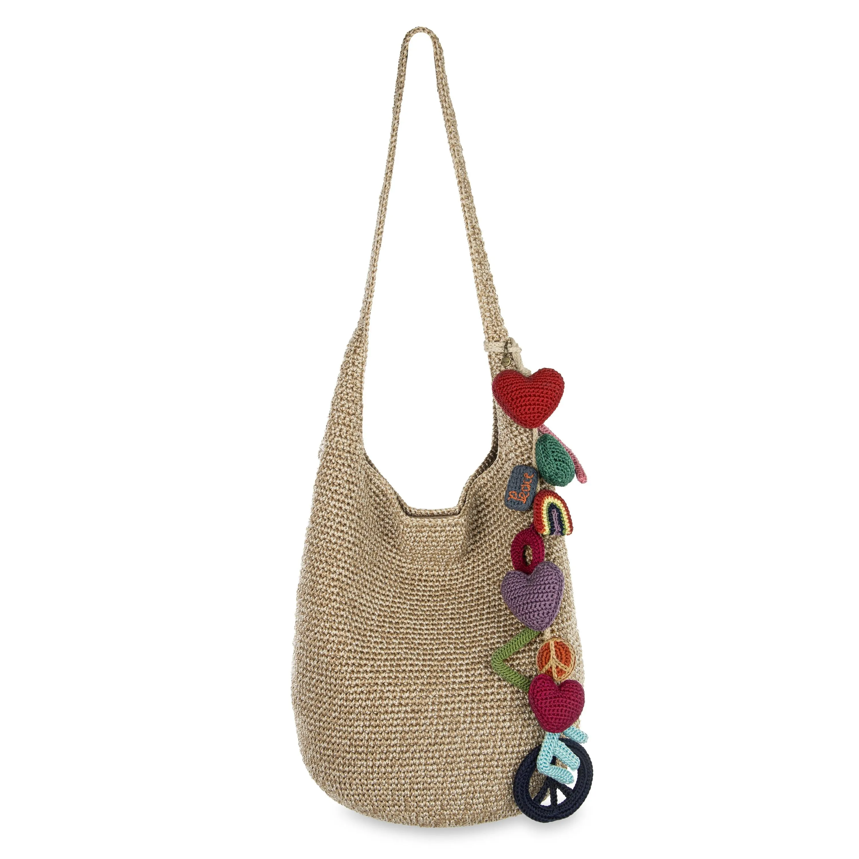 120 Hobo - Hand Crochet - Bamboo Static Peace Love City Stroll