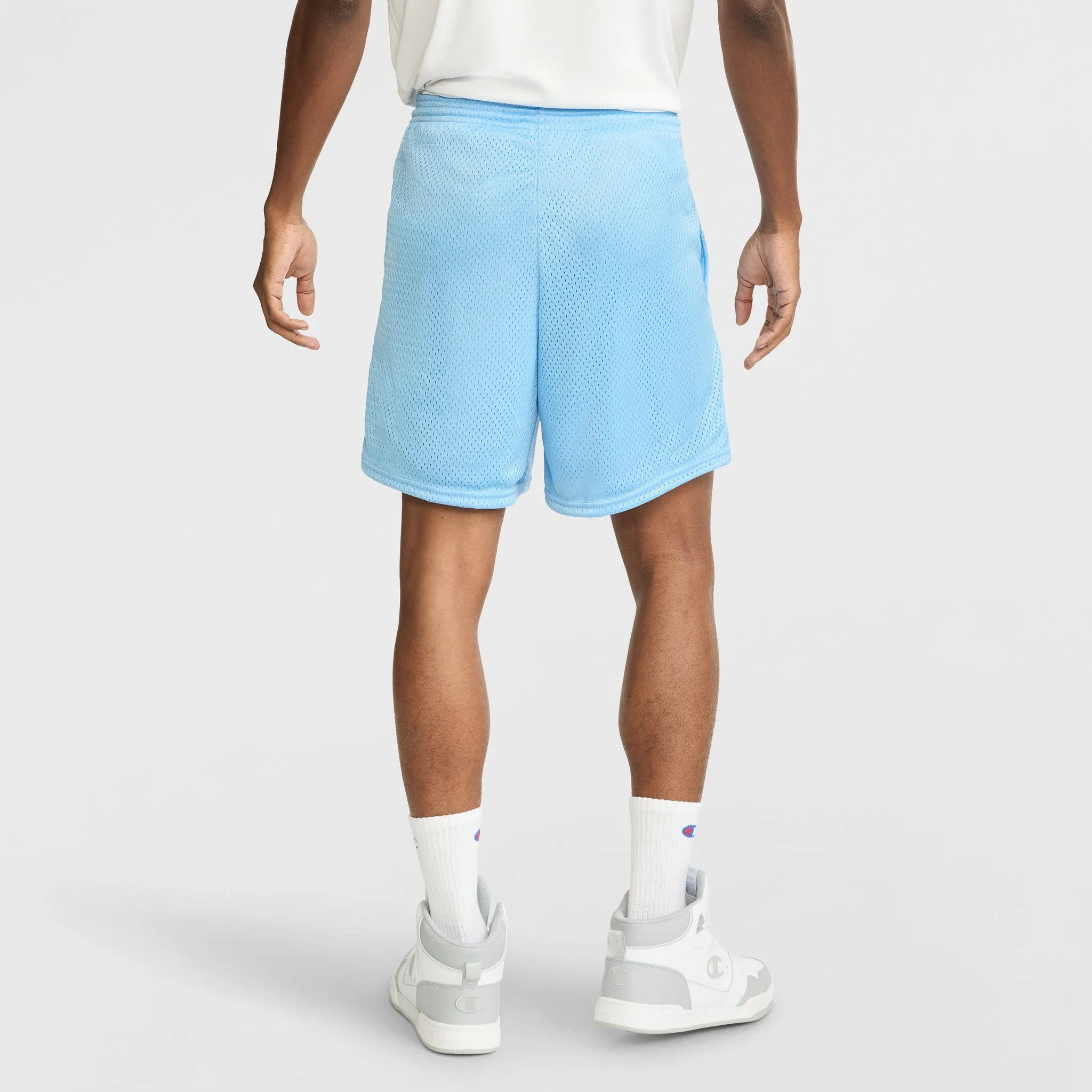 7" Classic Mesh Shorts, C Logo Outdoor Adventure Shorts