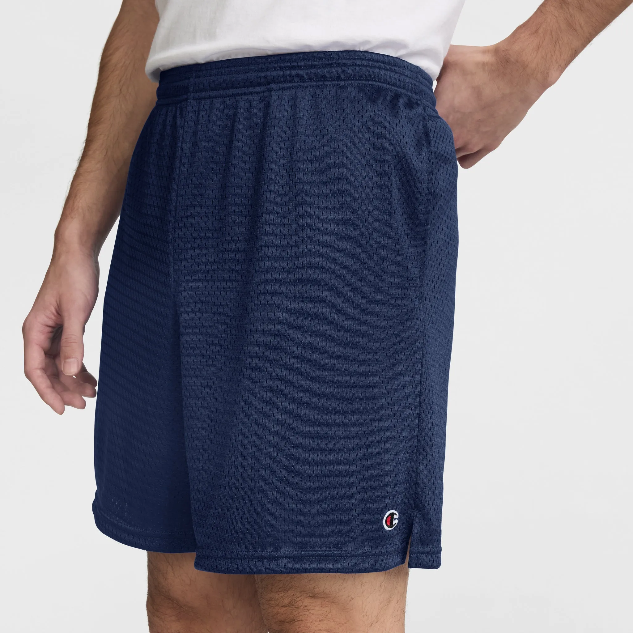 7" Classic Mesh Shorts, C Logo Outdoor Adventure Shorts