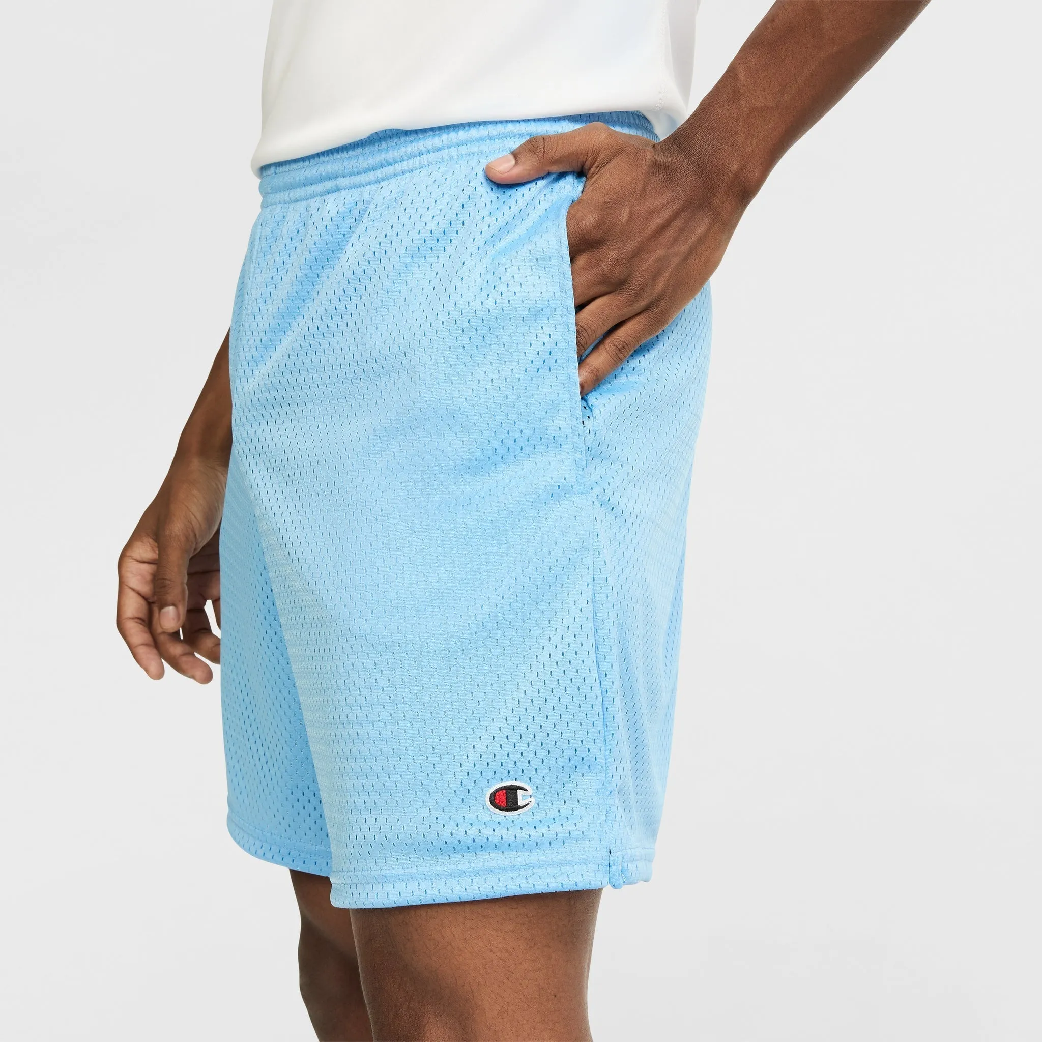 7" Classic Mesh Shorts, C Logo Outdoor Adventure Shorts