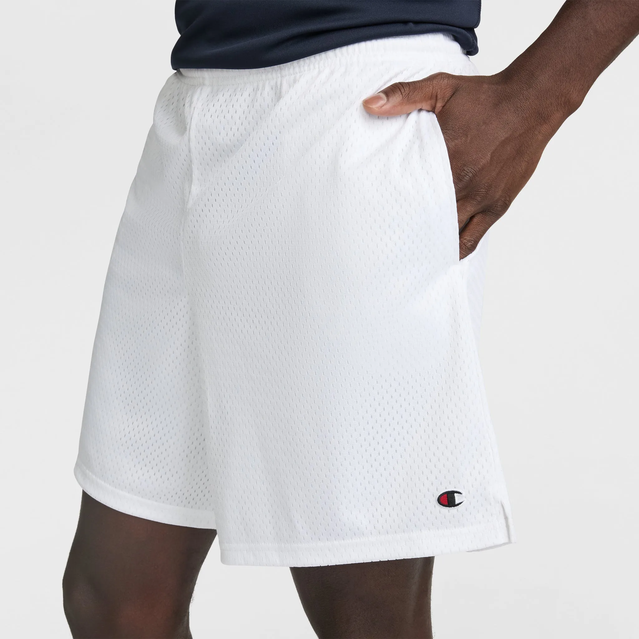 7" Classic Mesh Shorts, C Logo Outdoor Adventure Shorts