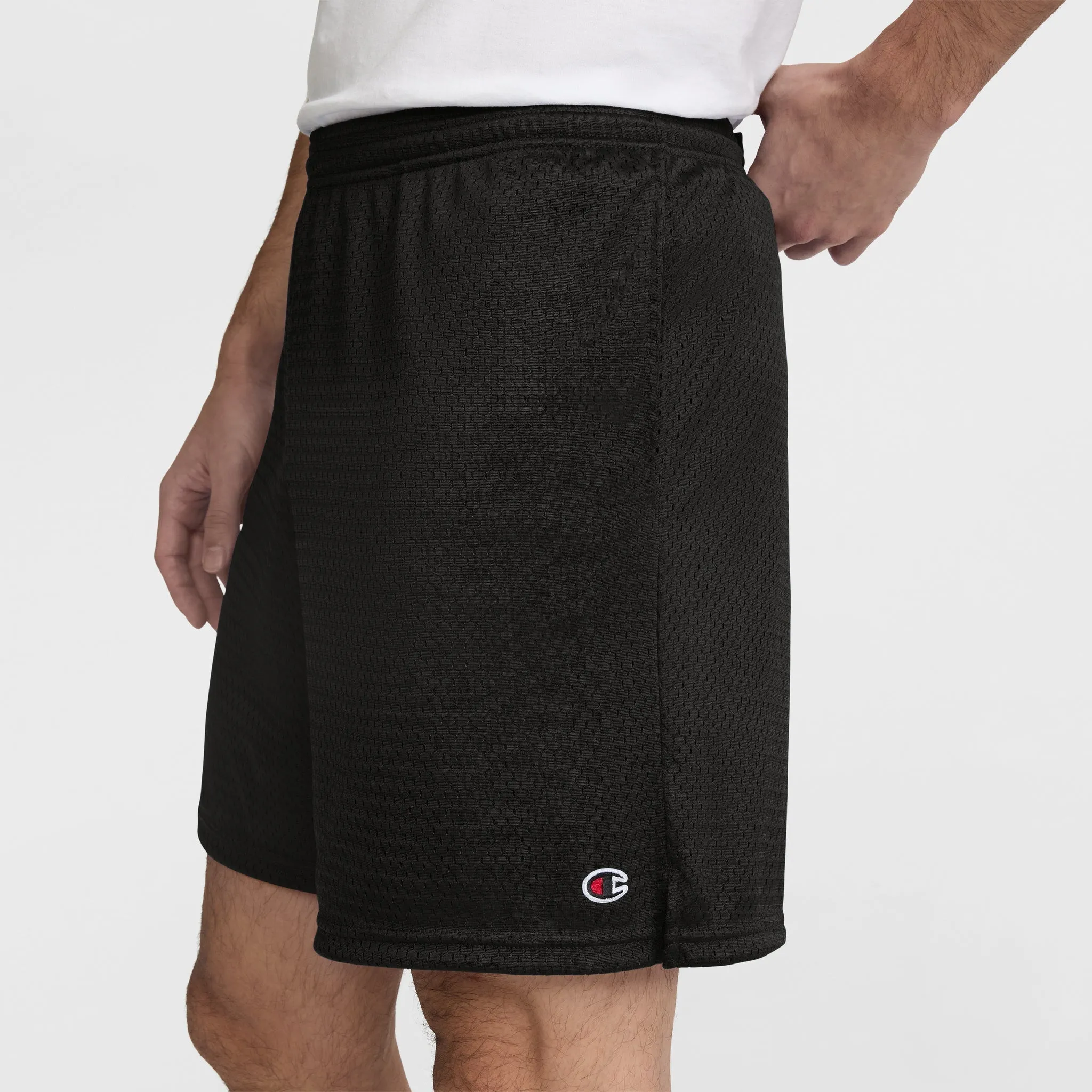 7" Classic Mesh Shorts, C Logo Outdoor Adventure Shorts