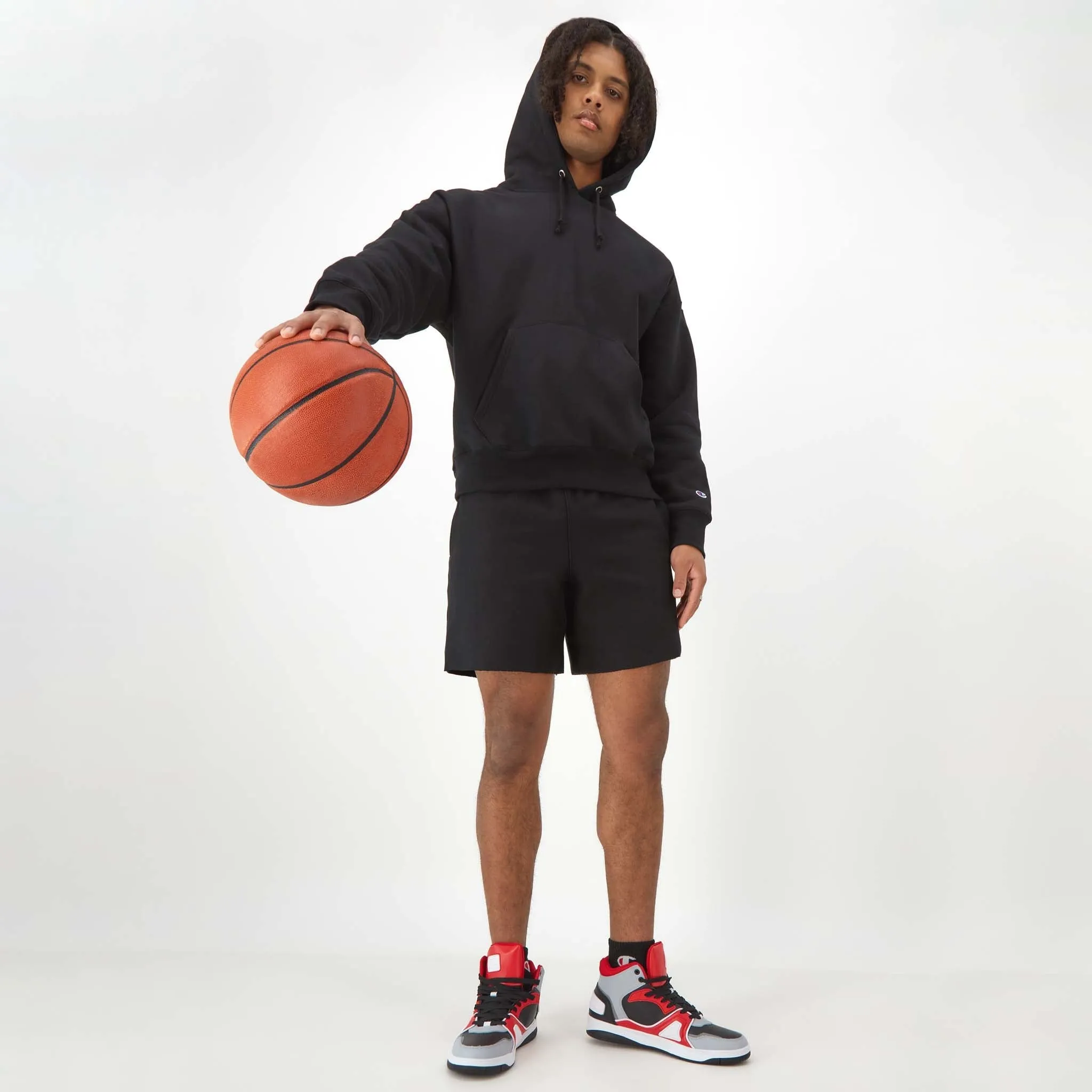 7" Reverse Weave Cut-Off Shorts, C Logo Outdoor Adventure Shorts