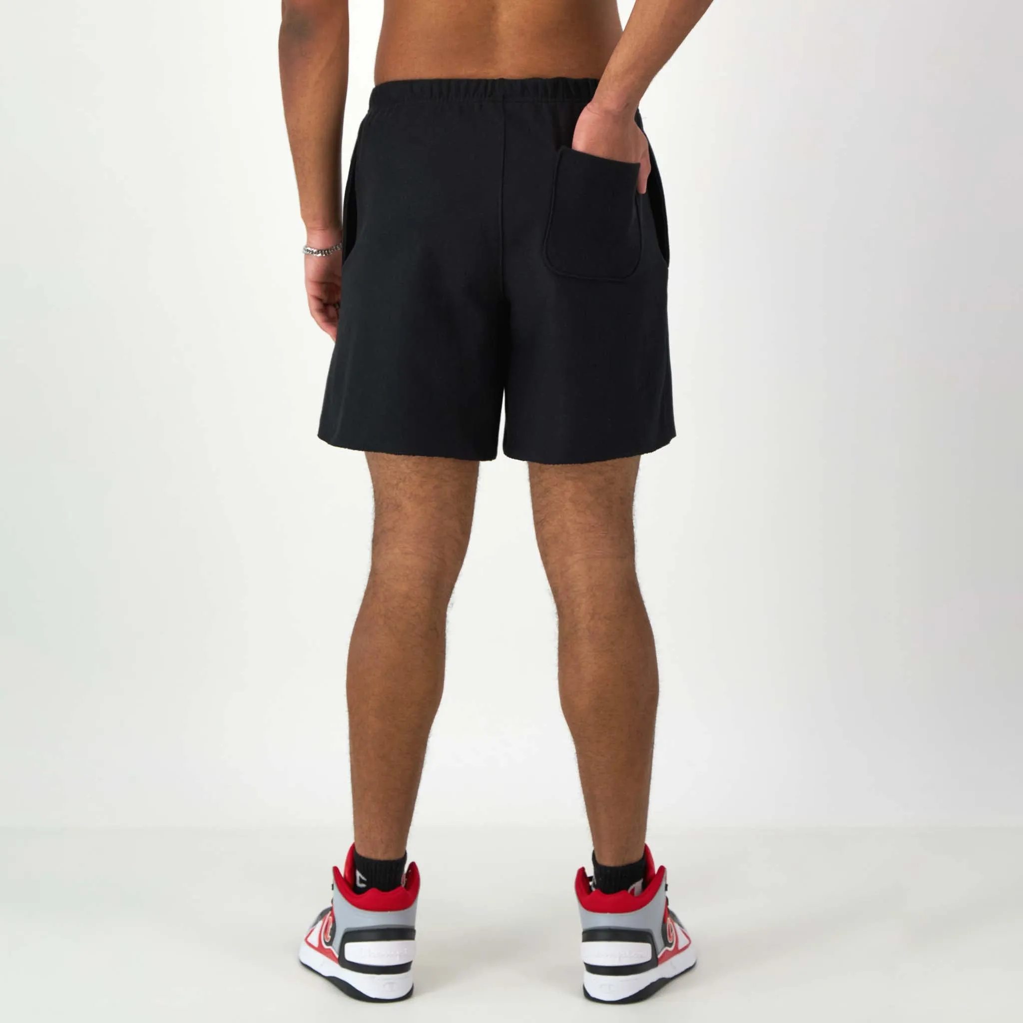 7" Reverse Weave Cut-Off Shorts, C Logo Outdoor Adventure Shorts