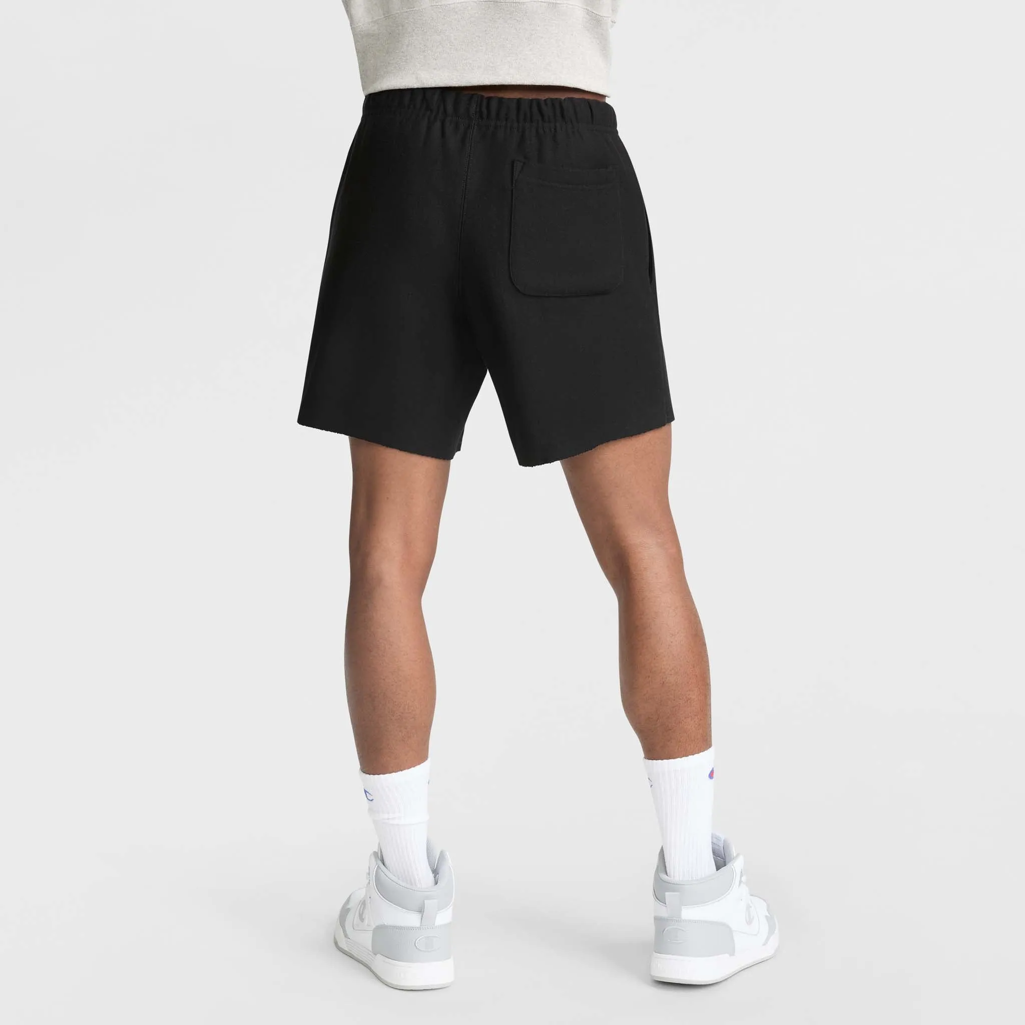 7" Reverse Weave Relay Cut Off Shorts, Arch Logo Outdoor Adventure Shorts