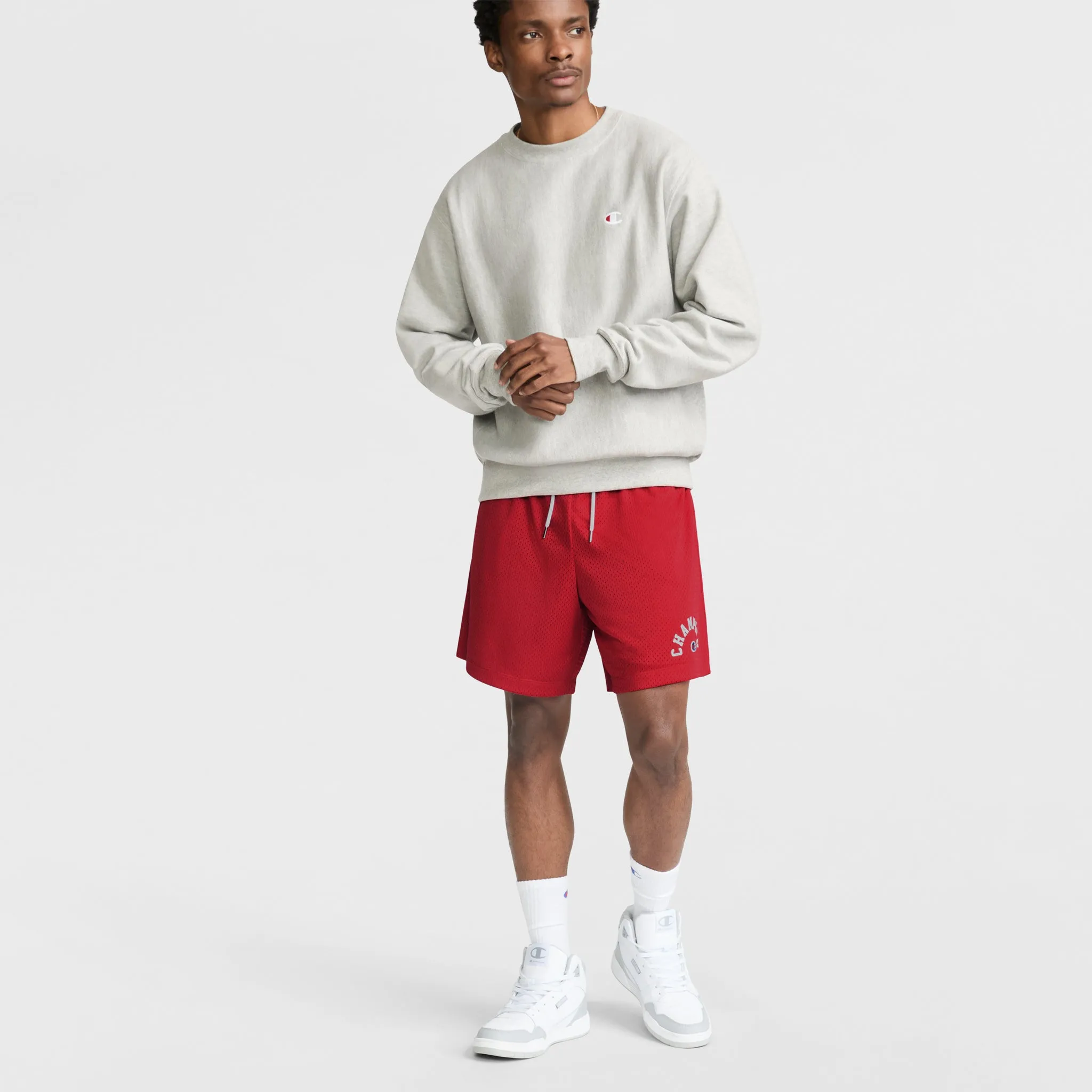 7" Yearbook Mesh Short, Arch Logo Outdoor Adventure Shorts