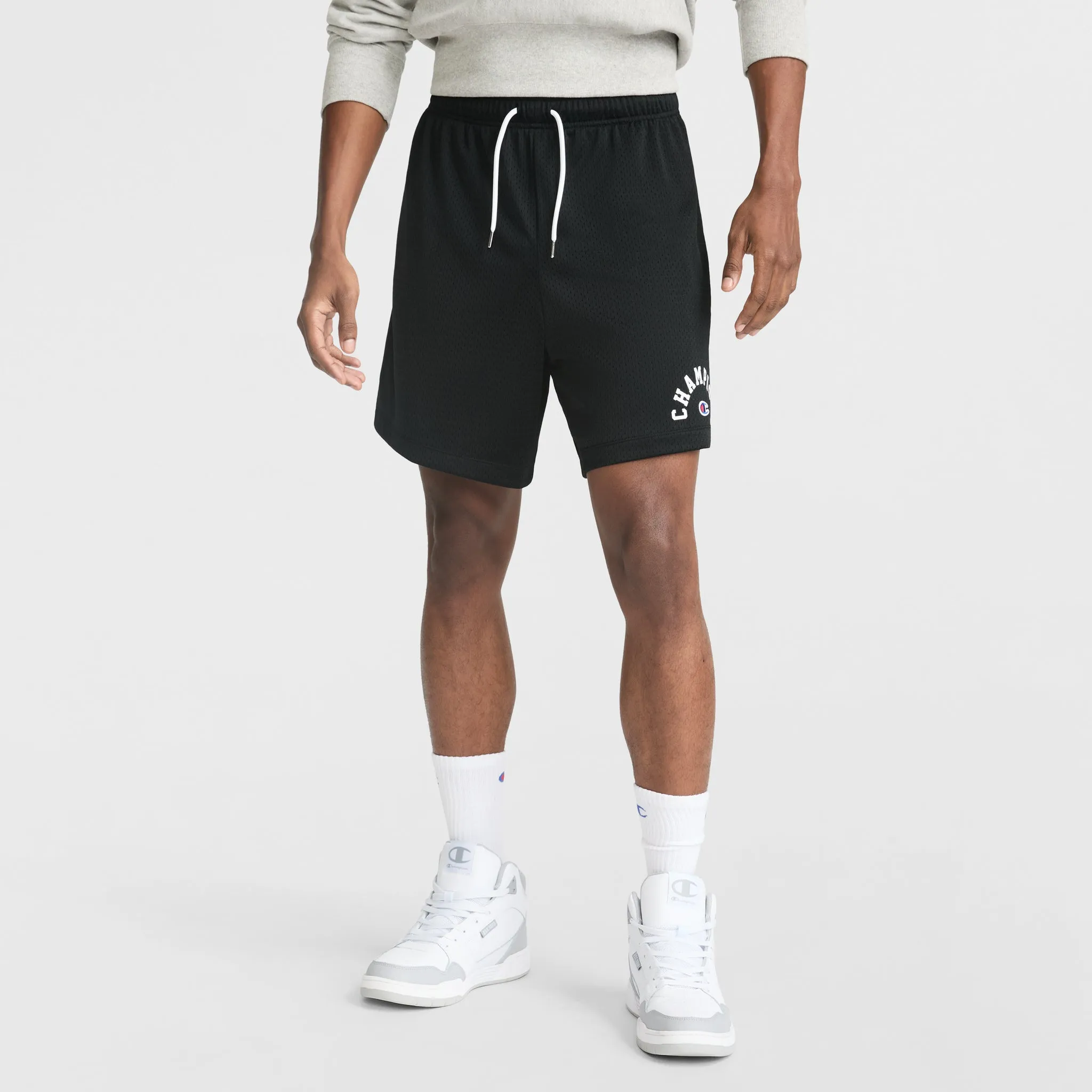 7" Yearbook Mesh Short, Arch Logo Outdoor Adventure Shorts