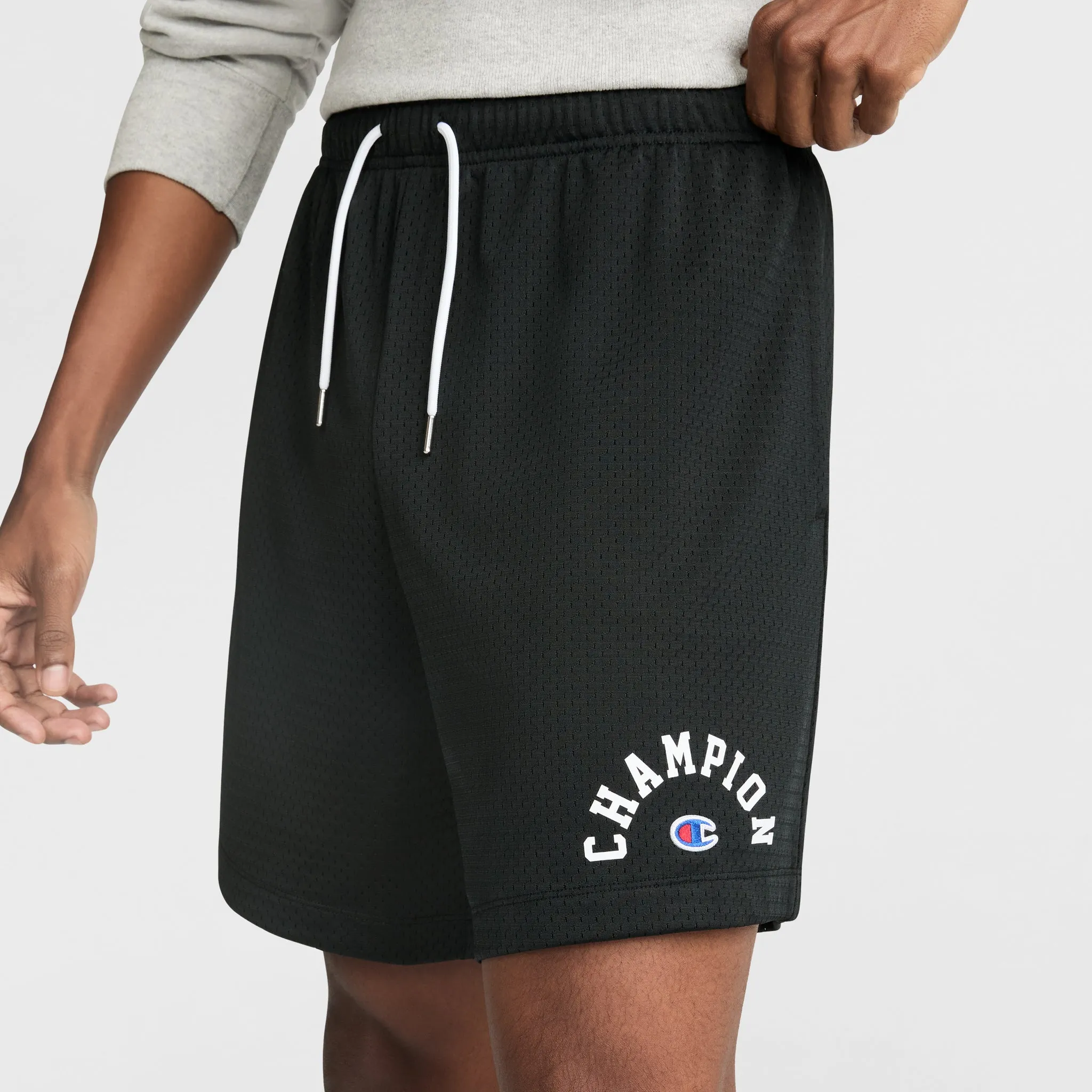 7" Yearbook Mesh Short, Arch Logo Outdoor Adventure Shorts