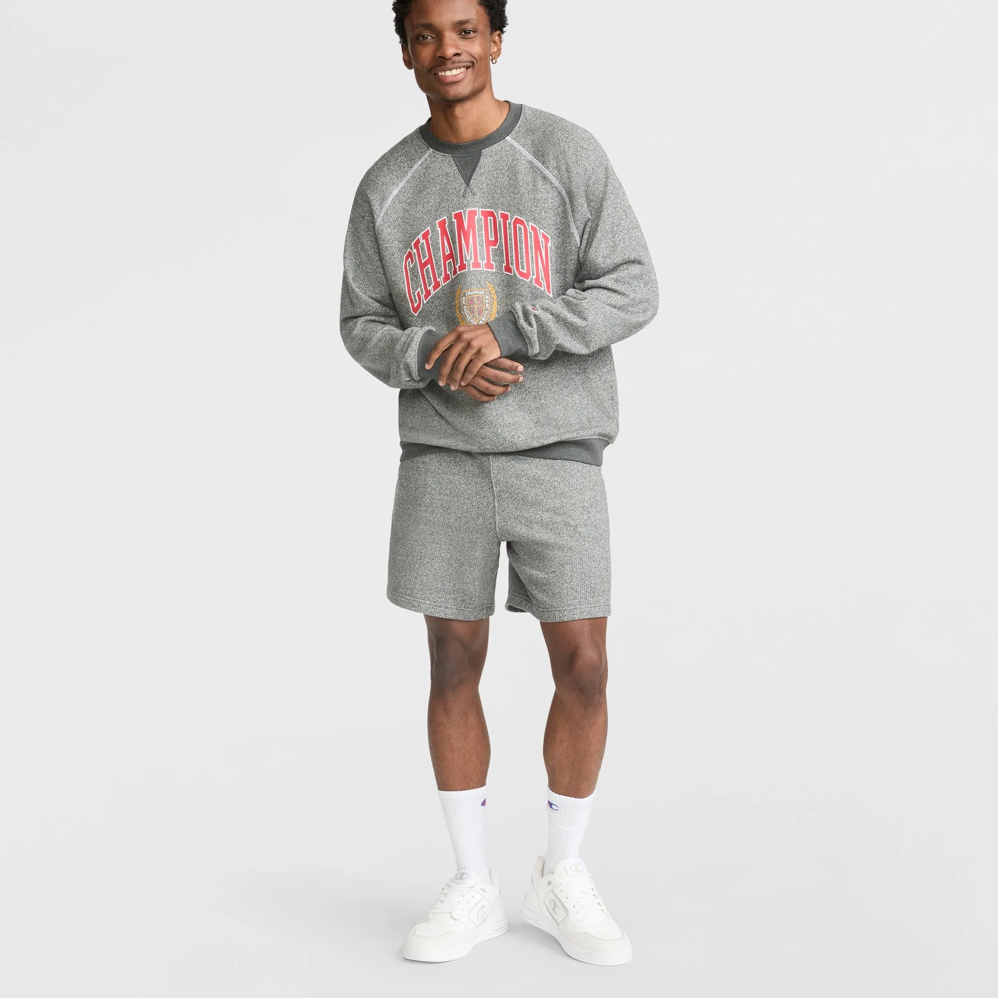 7" Yearbook Sweat Short, C Logo Outdoor Adventure Shorts