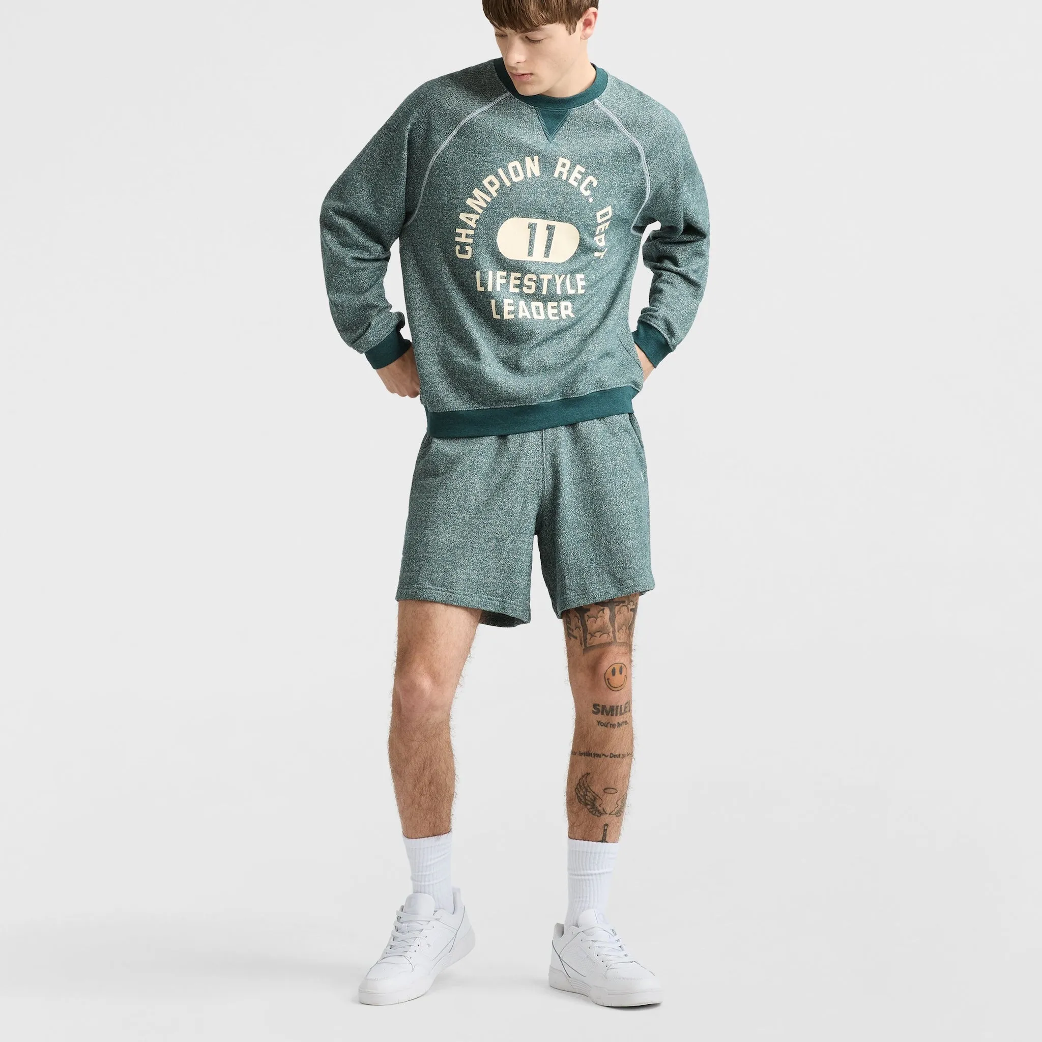 7" Yearbook Sweat Short, C Logo Outdoor Adventure Shorts