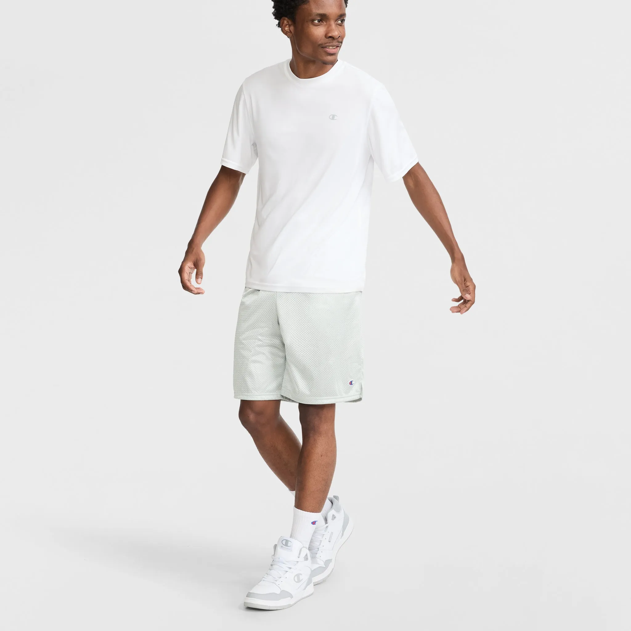 9" Classic Mesh Shorts, C Logo Outdoor Adventure Shorts