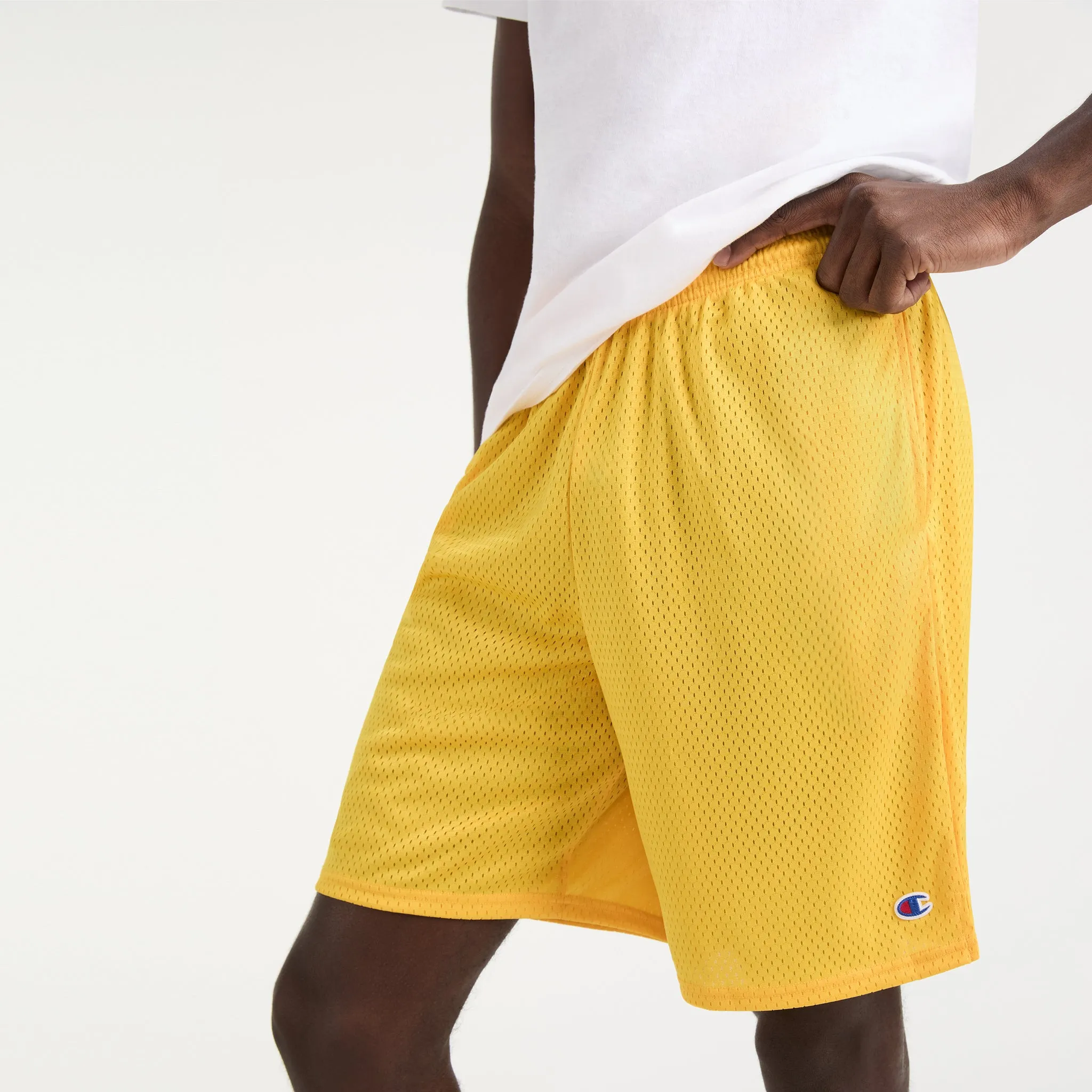 9" Classic Mesh Shorts, C Logo Outdoor Adventure Shorts