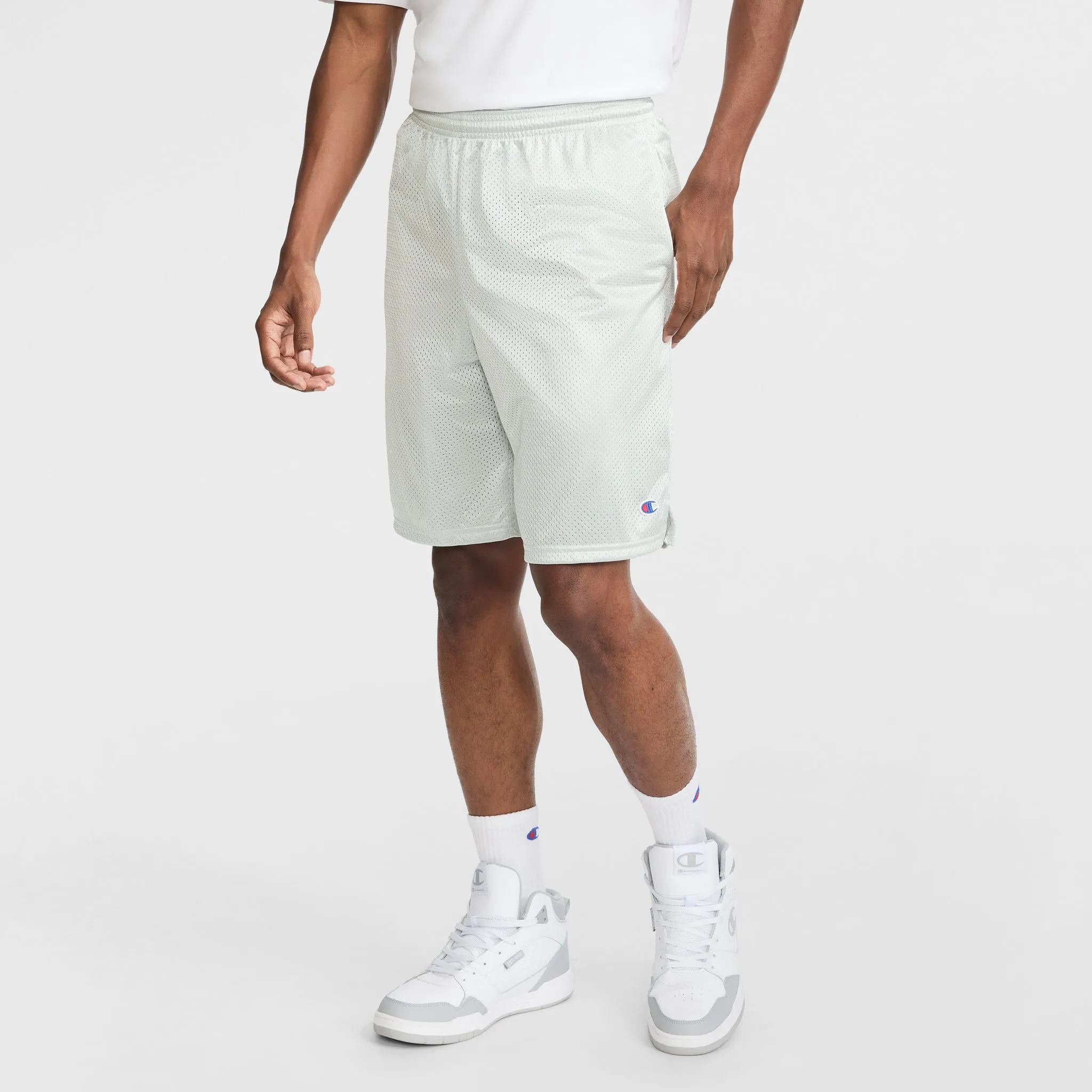9" Classic Mesh Shorts, C Logo Outdoor Adventure Shorts