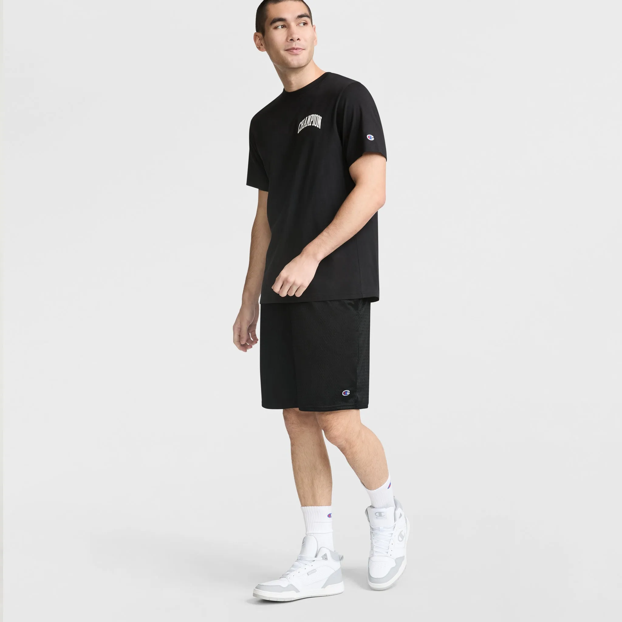 9" Classic Mesh Shorts, C Logo Outdoor Adventure Shorts