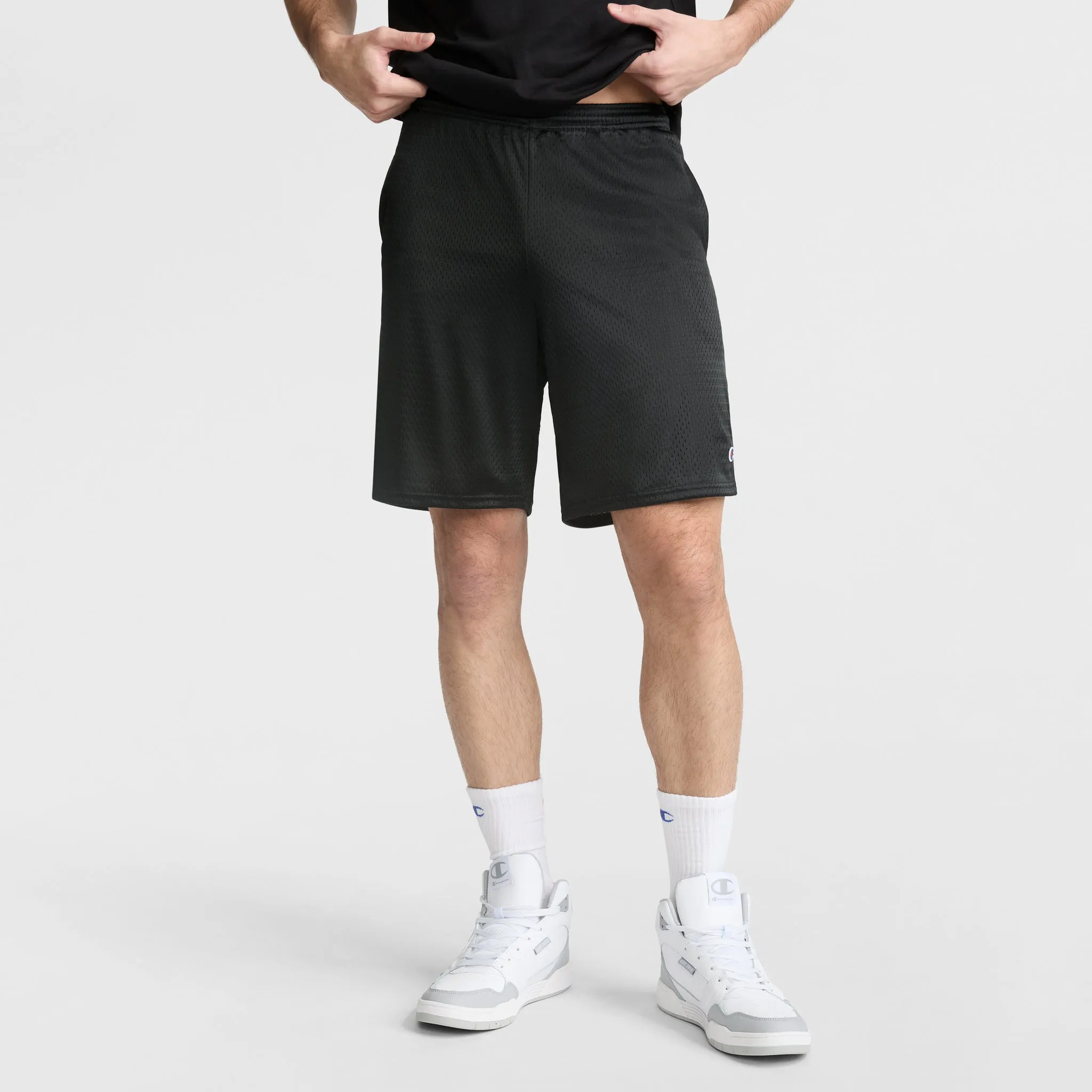 9" Classic Mesh Shorts, C Logo Outdoor Adventure Shorts