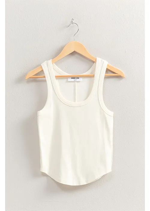 Acid Washed Knit Tank Summer Festival Tee