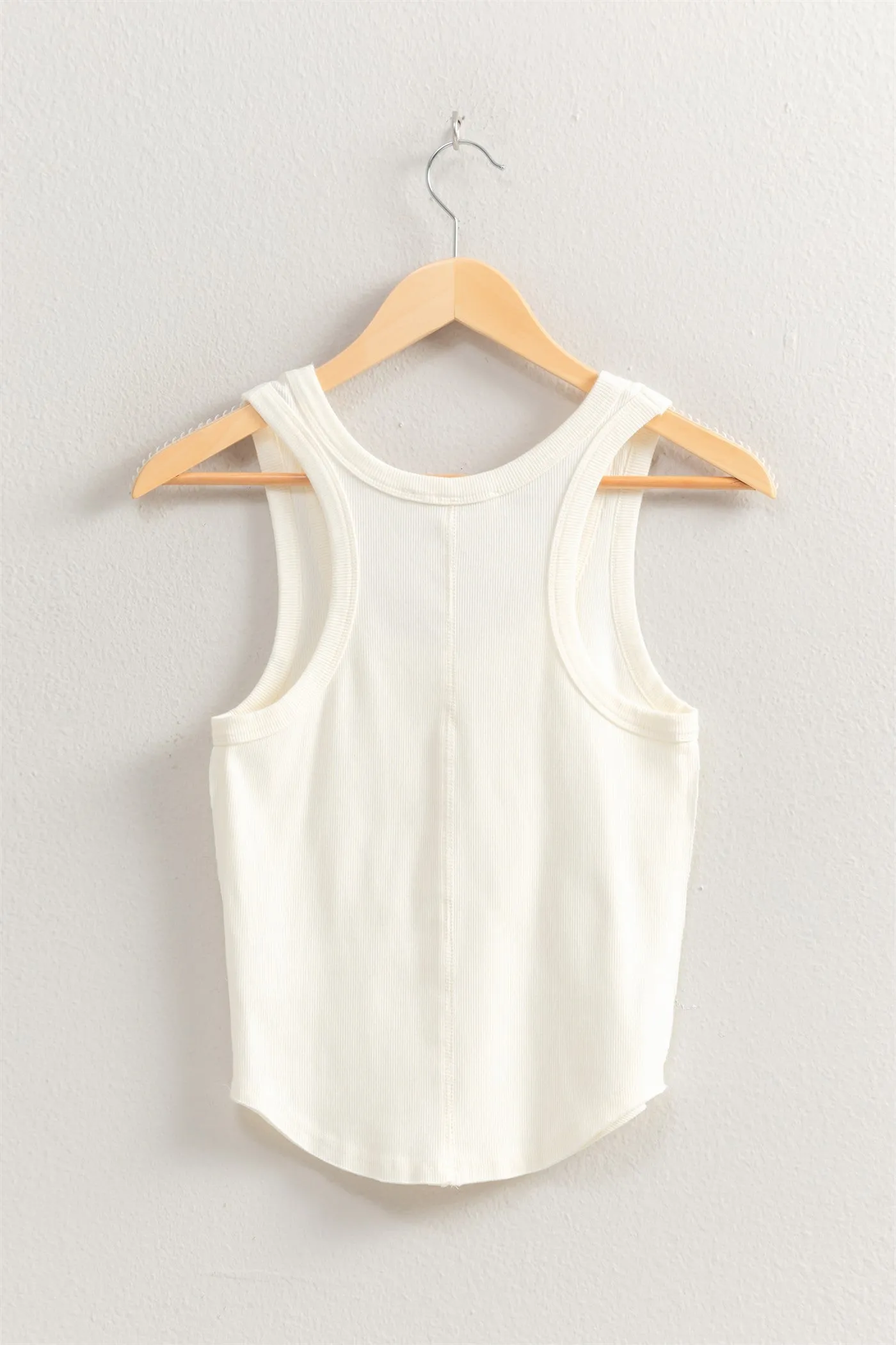 Acid Washed Knit Tank Summer Festival Tee