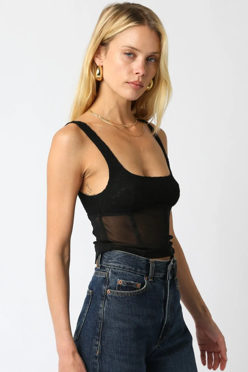Alex Mesh Top Summer Festival Tee
