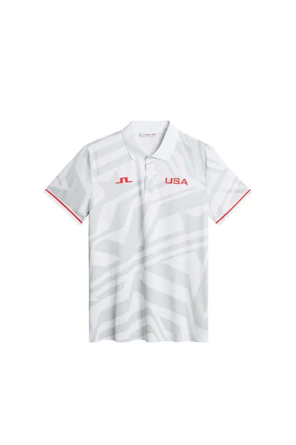Alois Print USA GOLF Polo Office Smart Casual