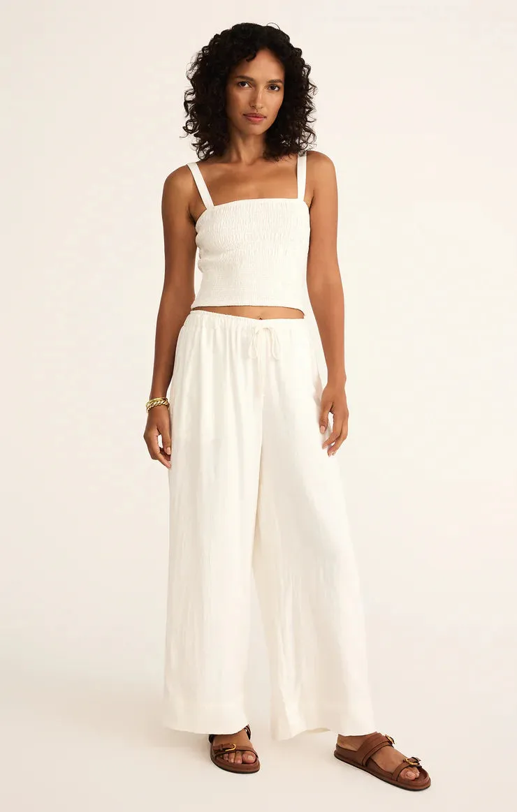 Amelie Linen Top Summer Festival Tee