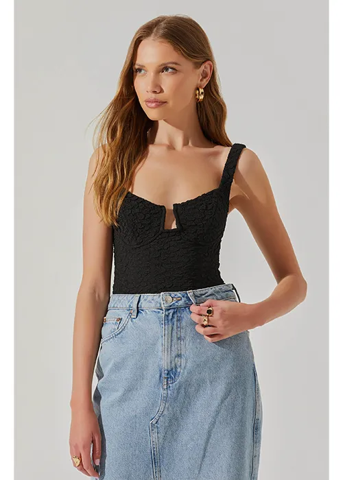 Aria Bustier Bodysuit Summer Festival Tee