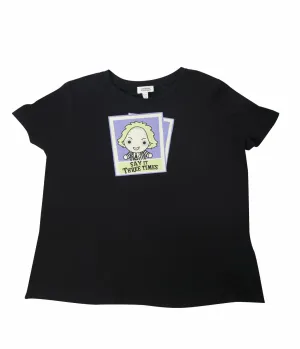 Beetlejuice x Unique Vintage Black Beetlejuice Polaroid Fitted Tee Easy Date Night