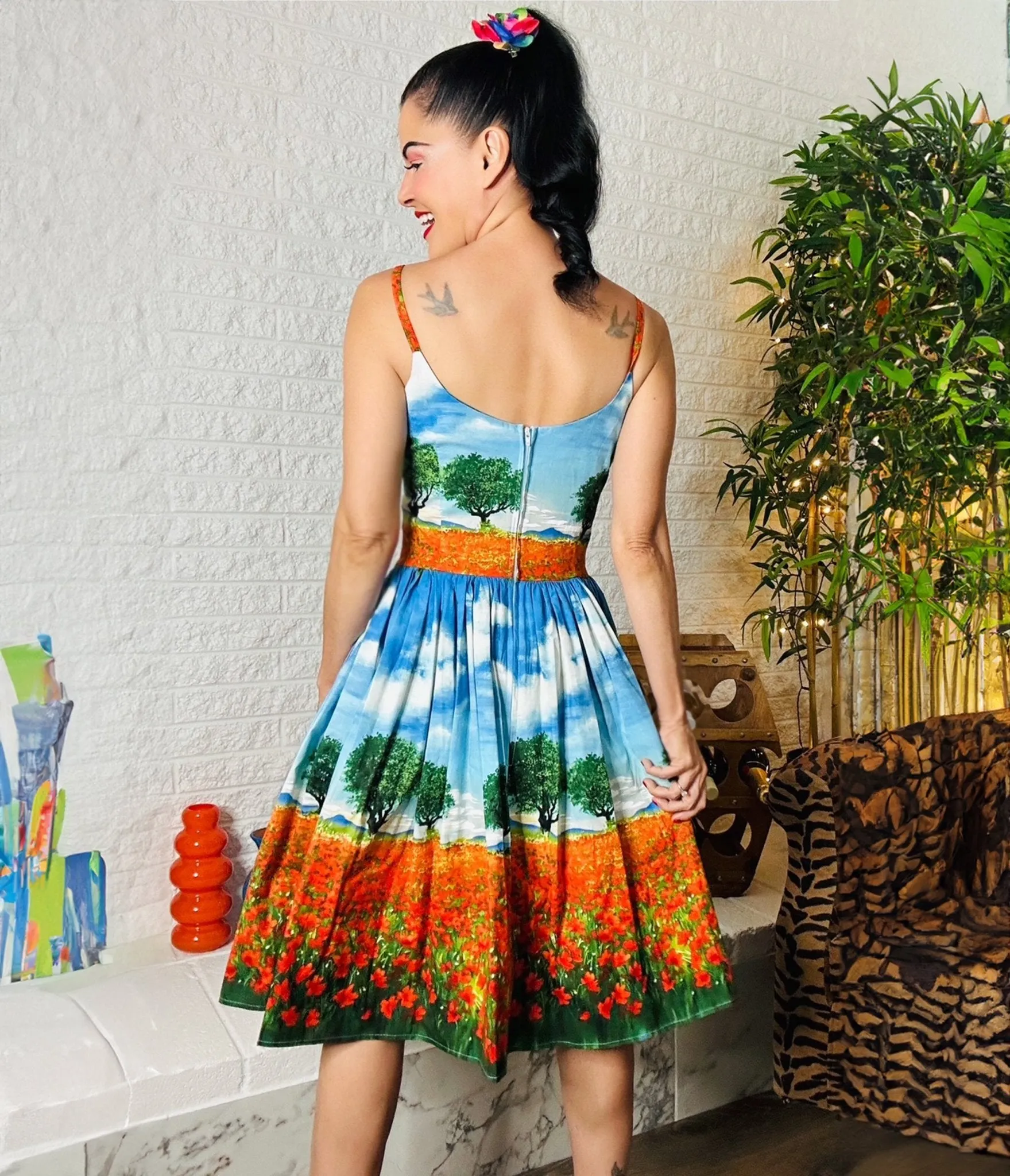 Bernie Dexter Poppy Fields Chelsea Swing Dress Casual Everyday Look
