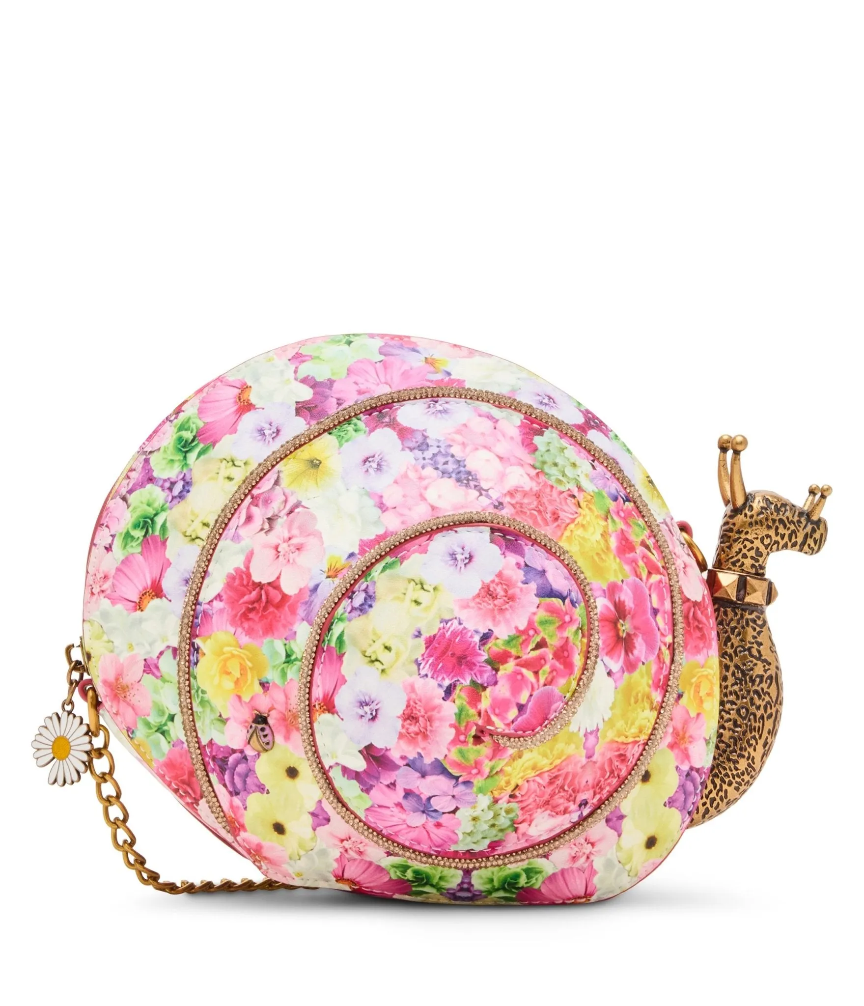 Betsey Johnson Kaleidoscope Floral Snailed It Crossbody Bag Fun Outing