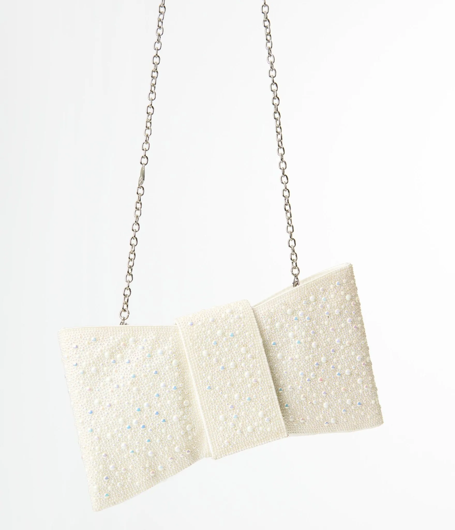 Betsey Johnson Pearl Bow Crossbody Clutch Fun Outing