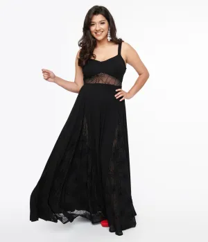 Black Arachnophobia Maxi Dress Casual Everyday Look