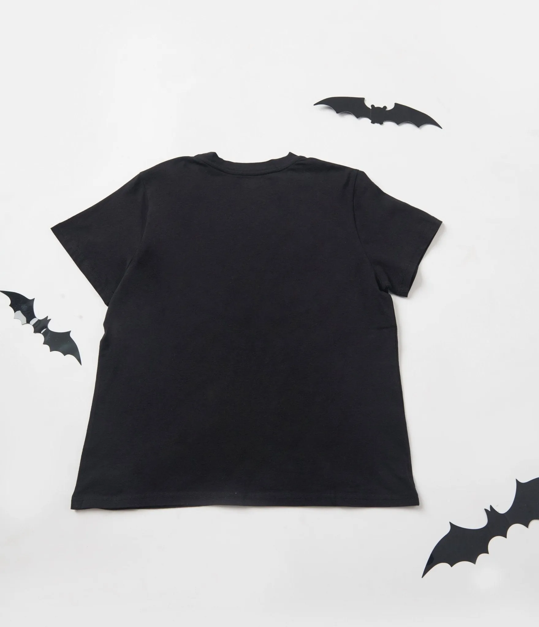 Black Ghost Sequin Unisex Tee Easy Date Night