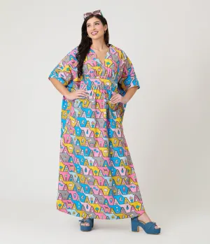 Blue Platypus Pretty Pastel A-Frames Caftan Casual Everyday Look