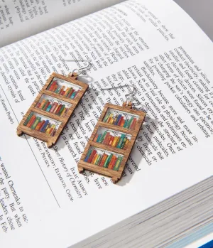 Bookshelf Dangle Earrings Everyday Chic
