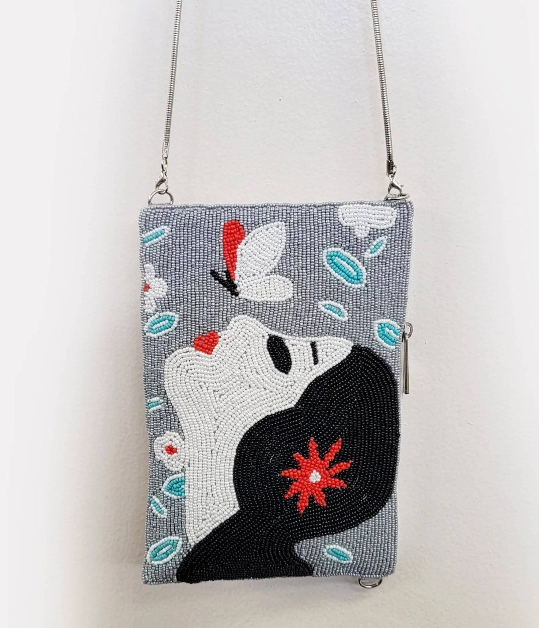 Butterfly Goddess Beaded Cell Phone Bag Fun Outing