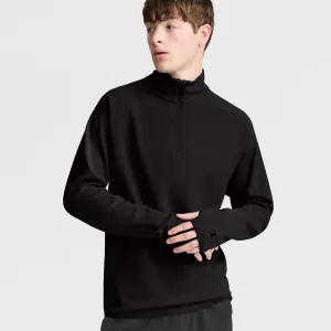 C-VPR 1/4 Zip Waffle Knit Pullover, Reflective C Logo Urban Street Look