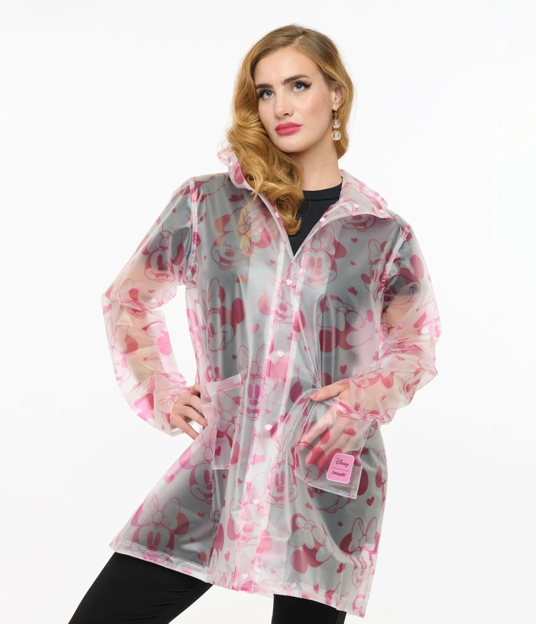 Cakeworthy Pink Minnie Mouse Rain Jacket Easy Date Night