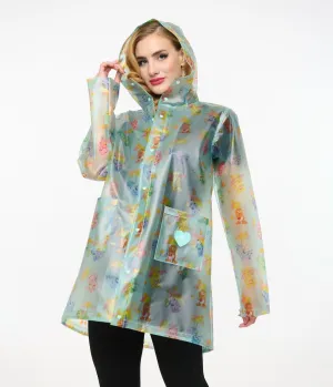 Cakeworthy Turquoise Care Bears Rain Jacket Easy Date Night