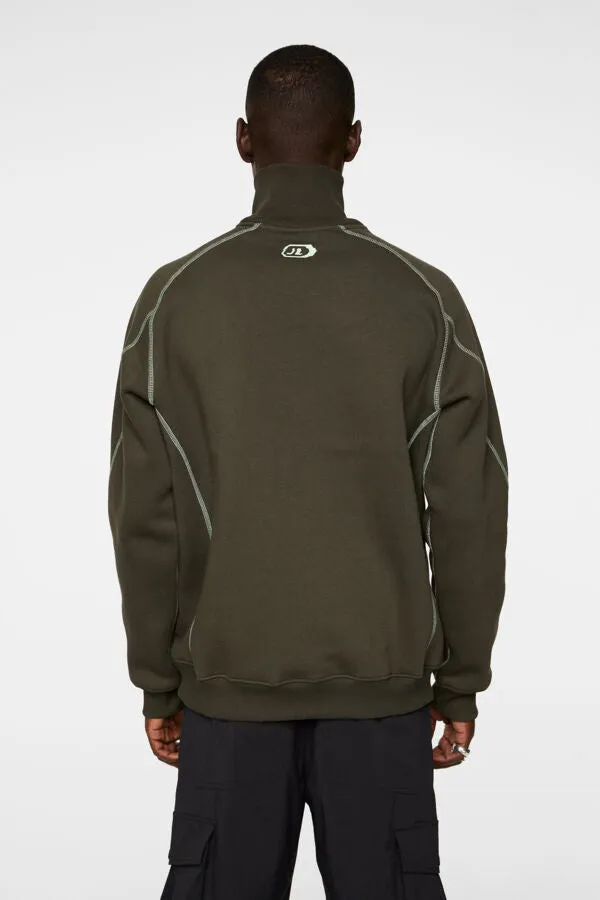 Canter Quarter Zip Sweatshirt Relaxed Lounge Fit