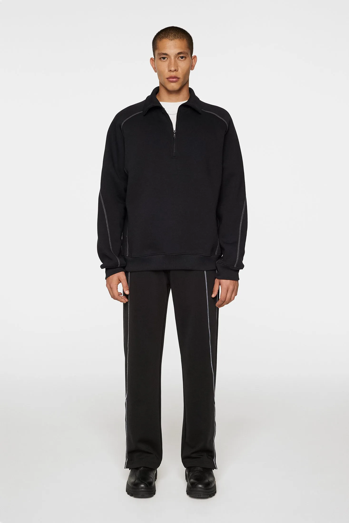 Canter Quarter Zip Sweatshirt Relaxed Lounge Fit