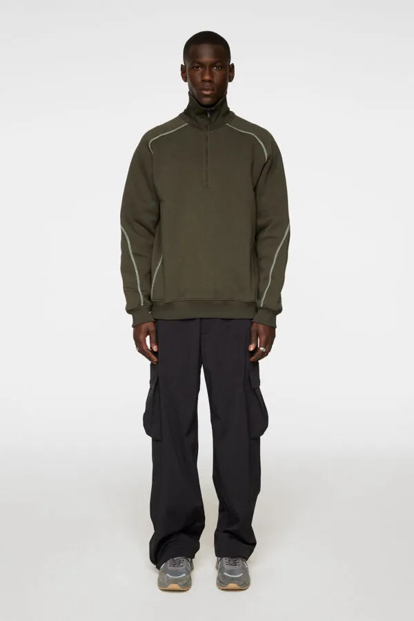 Canter Quarter Zip Sweatshirt Relaxed Lounge Fit