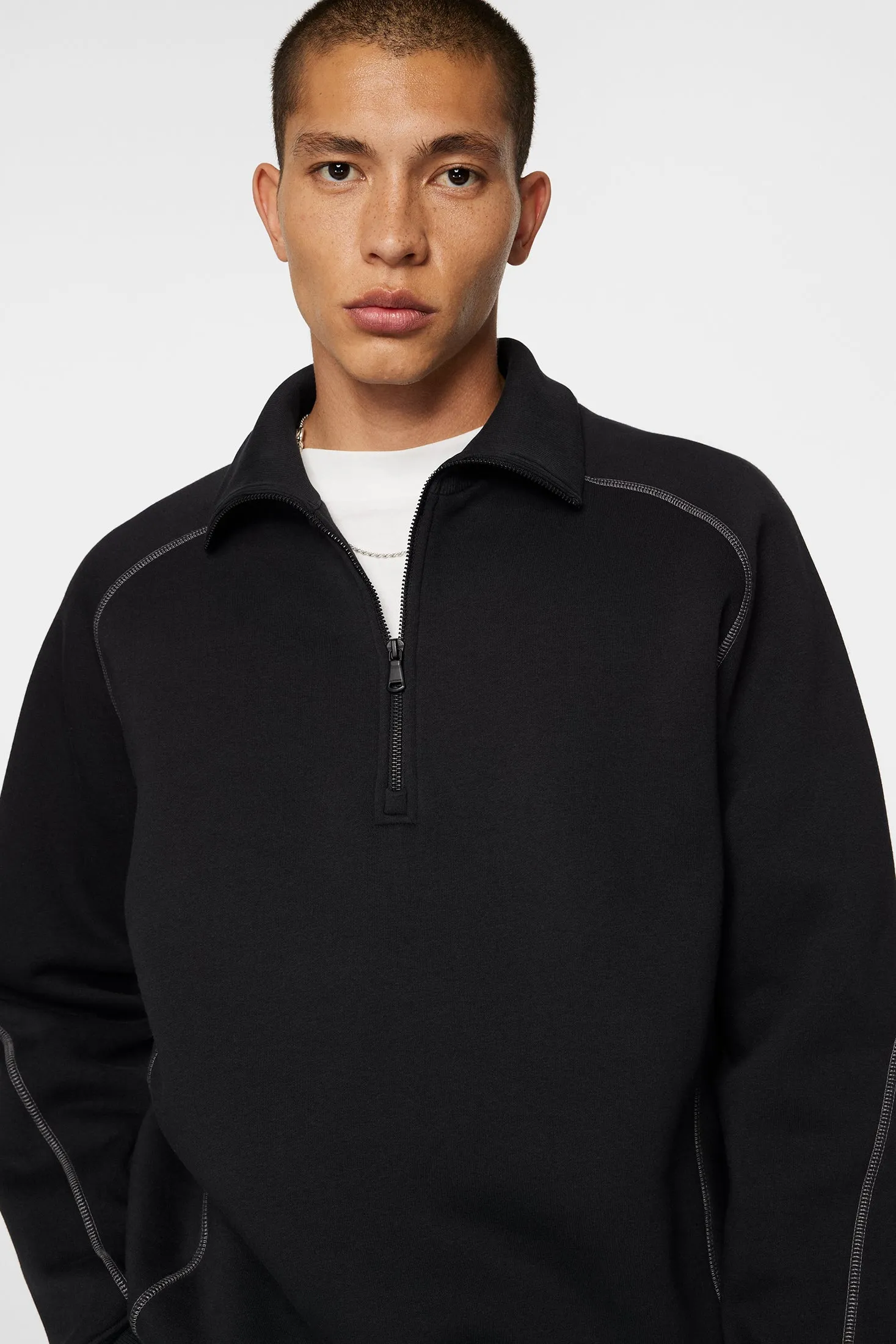 Canter Quarter Zip Sweatshirt Relaxed Lounge Fit