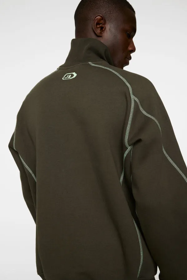 Canter Quarter Zip Sweatshirt Relaxed Lounge Fit