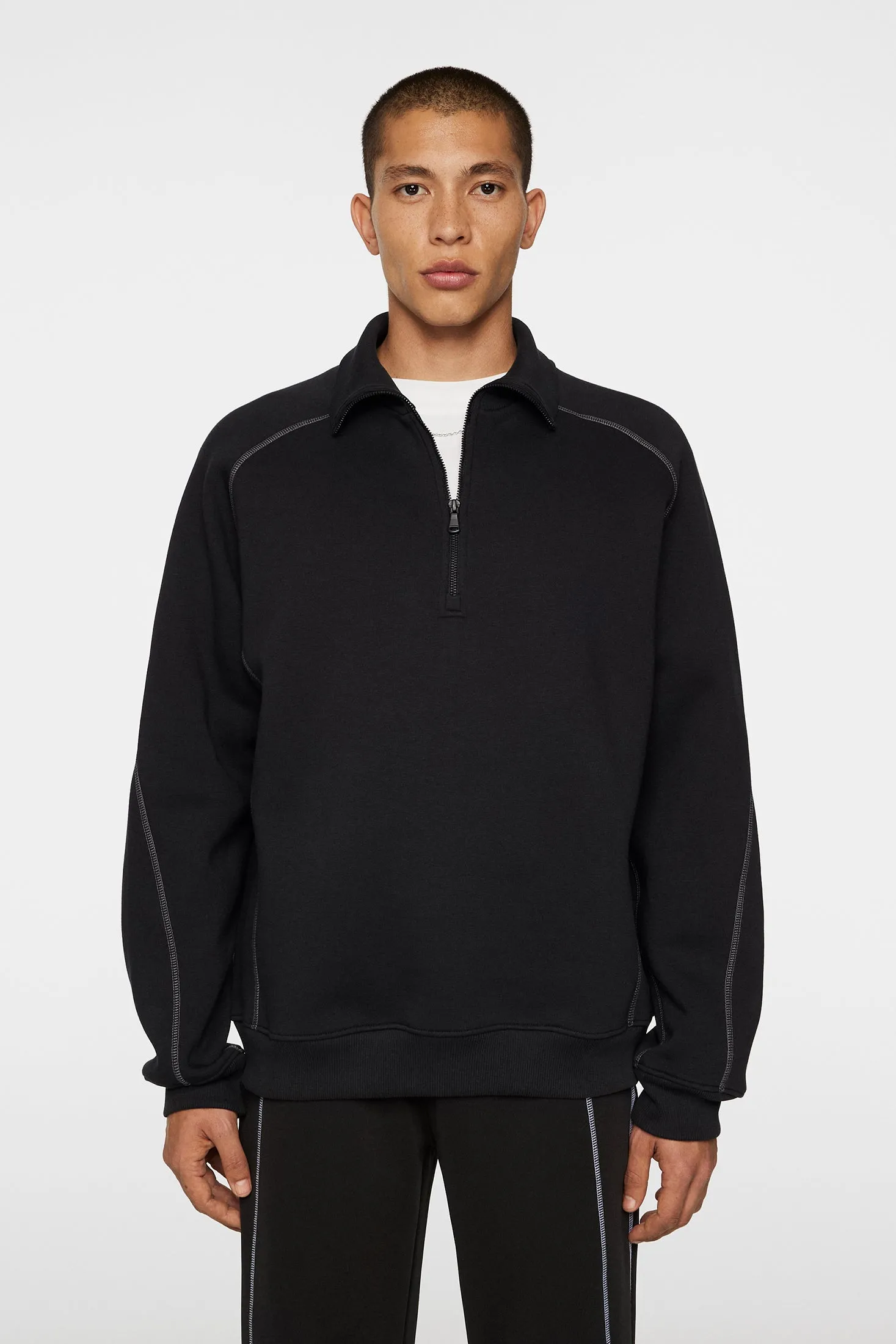 Canter Quarter Zip Sweatshirt Relaxed Lounge Fit