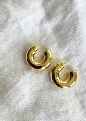 Celeste Chunky Hoops Date Night