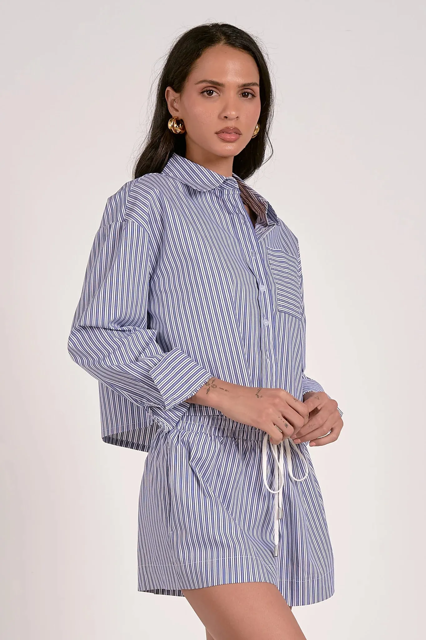Charlotte Button Down Top Everyday Casual Look
