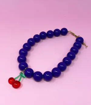 Cherry Bauble Necklace Alternative Style