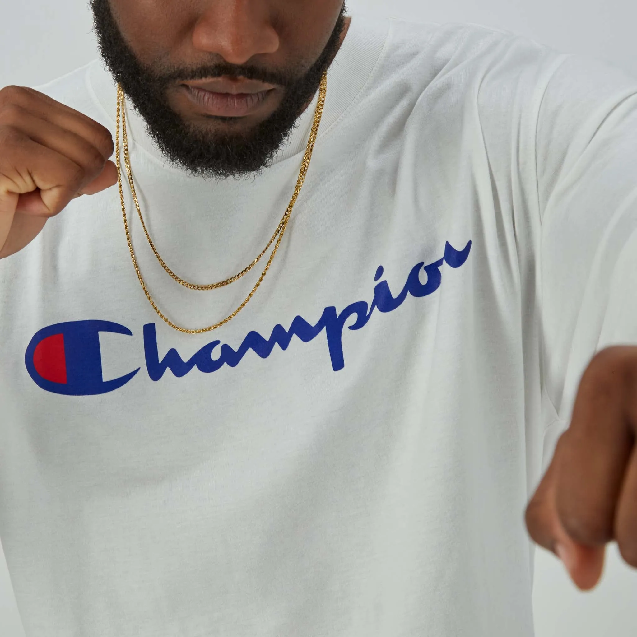 Classic Graphic Long-Sleeve T-Shirt, Script Logo - Big & Tall Urban Street Style