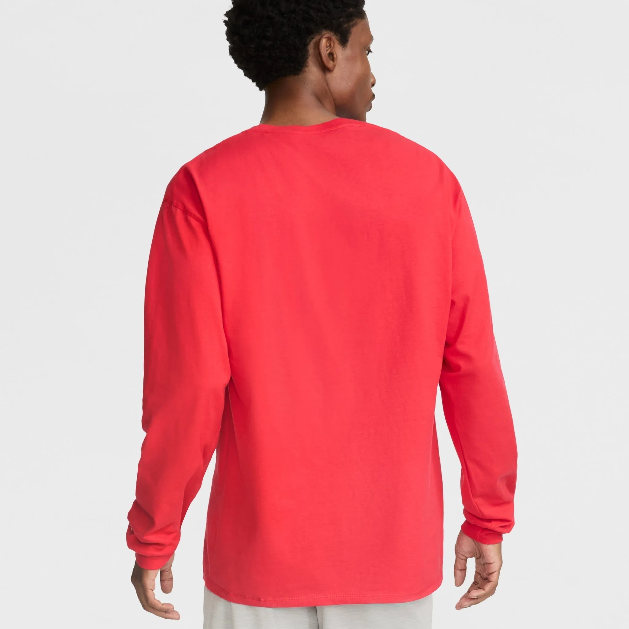 Classic Graphic Long-Sleeve T-Shirt, Script Logo Urban Street Style
