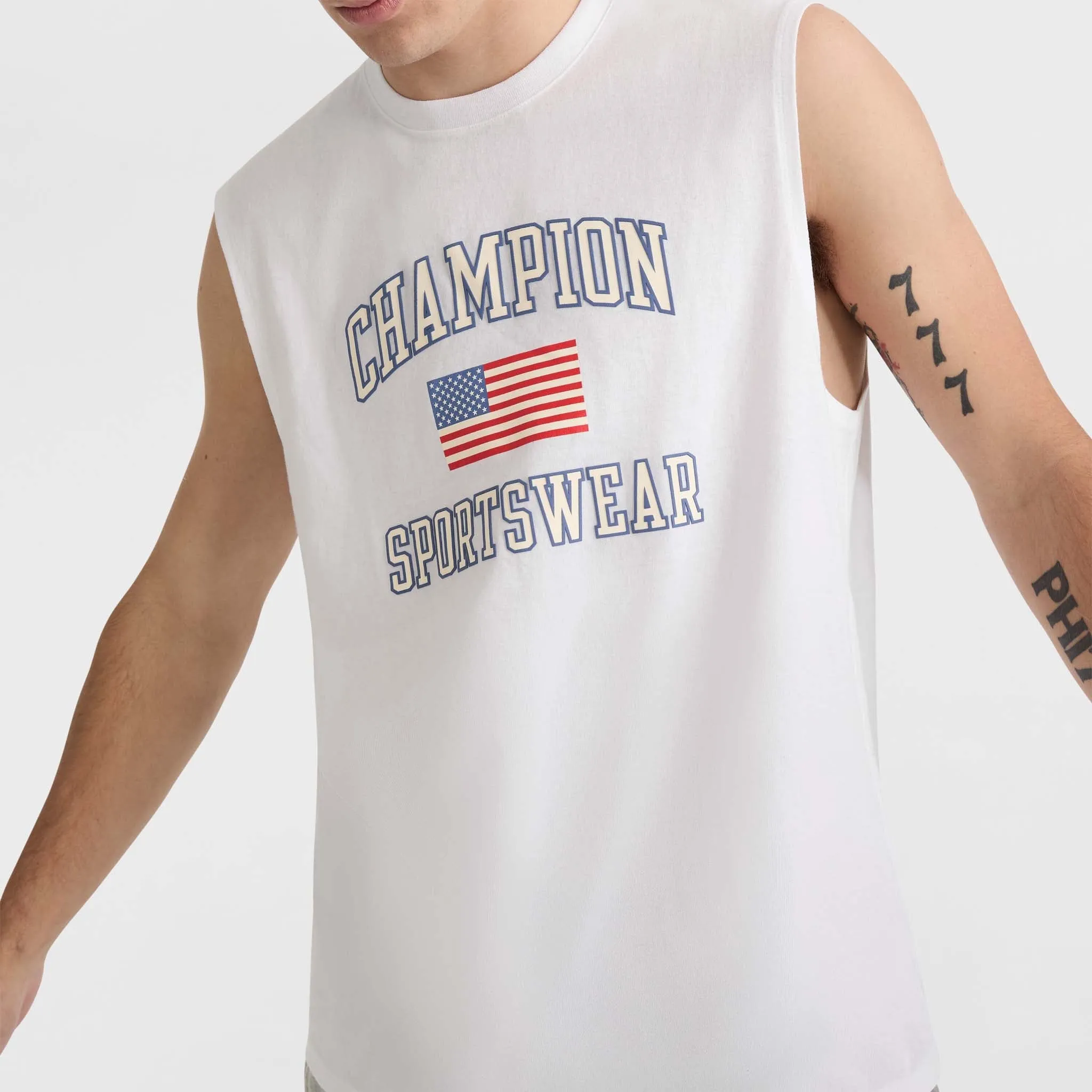 Classic Graphic Muscle Tank, USA Sportswear Urban Street Style