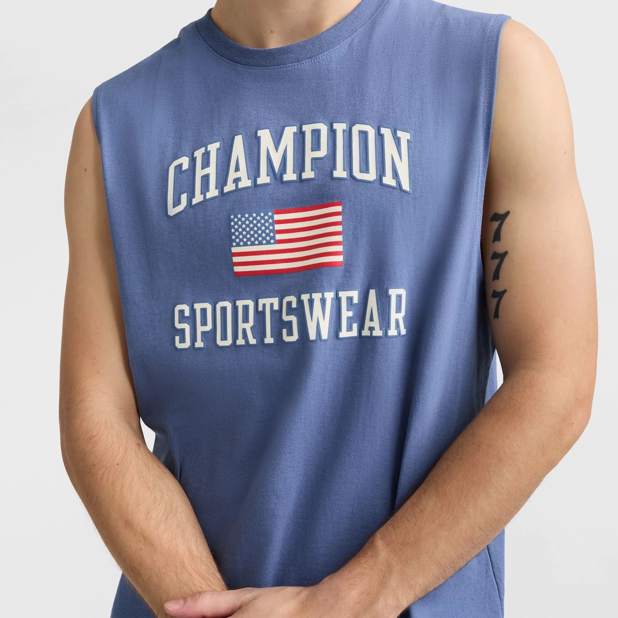 Classic Graphic Muscle Tank, USA Sportswear Urban Street Style